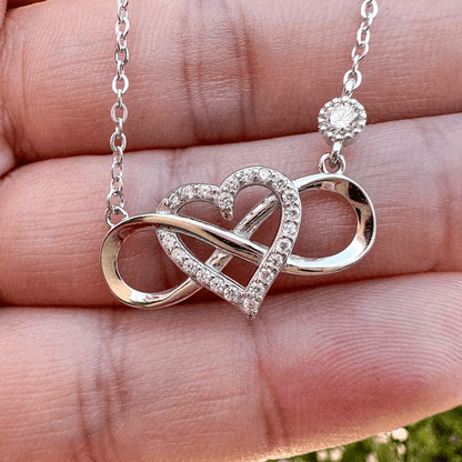 Beautiful Daughter | ZIAVIA Infinity Heart | 925S Necklace | Love Dad