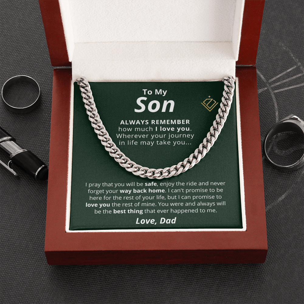 Cuban Link Chain - Son Always Remember