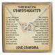 [ALMOST SOLD OUT] Interlocked Hearts Necklace- Granddaughter Love Grandma
