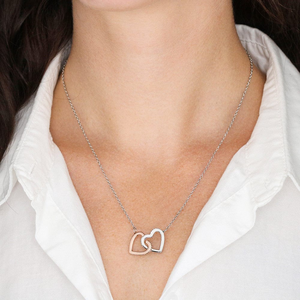 [ALMOST SOLD OUT] Interlocked Hearts Necklace - Beautiful Daughter