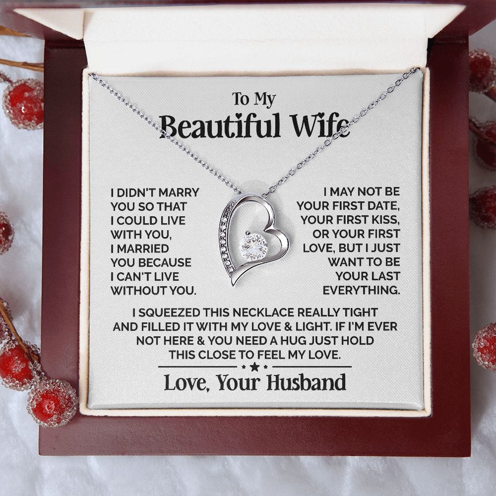 [ALMOST SOLD OUT] Heart Necklace - Beautiful Wife